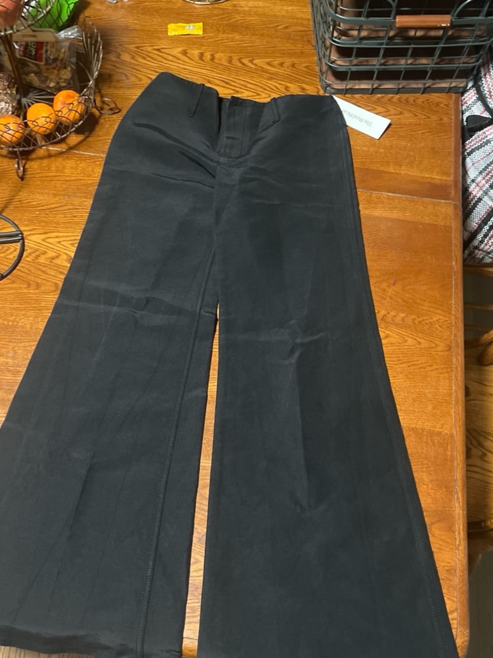 Balenciaga Black Wide-Leg Flared Jeans